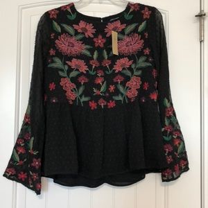 Black floral AE shirt